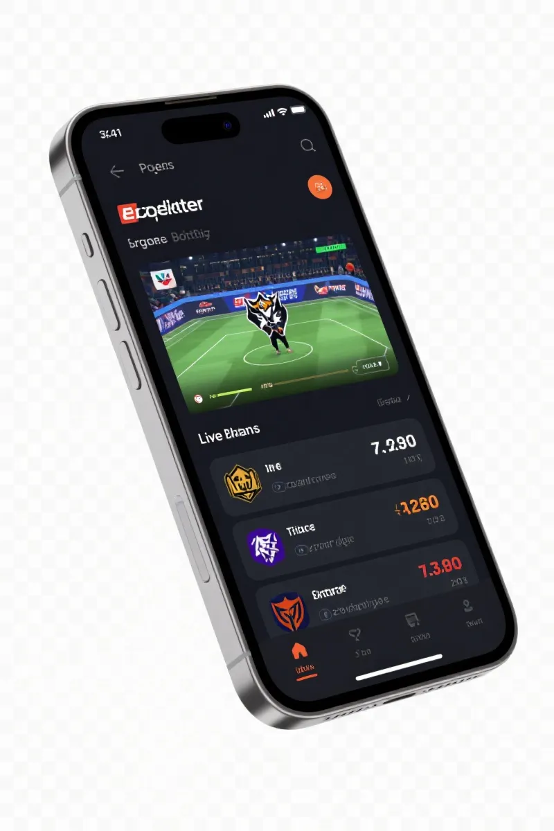 电竞视频竞猜站 APP 界面展示